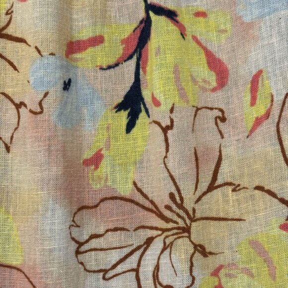 Style & Co. Floral Print Long Sleeve Button-Front Midi Dress Petite Medium - Picture 5 of 15